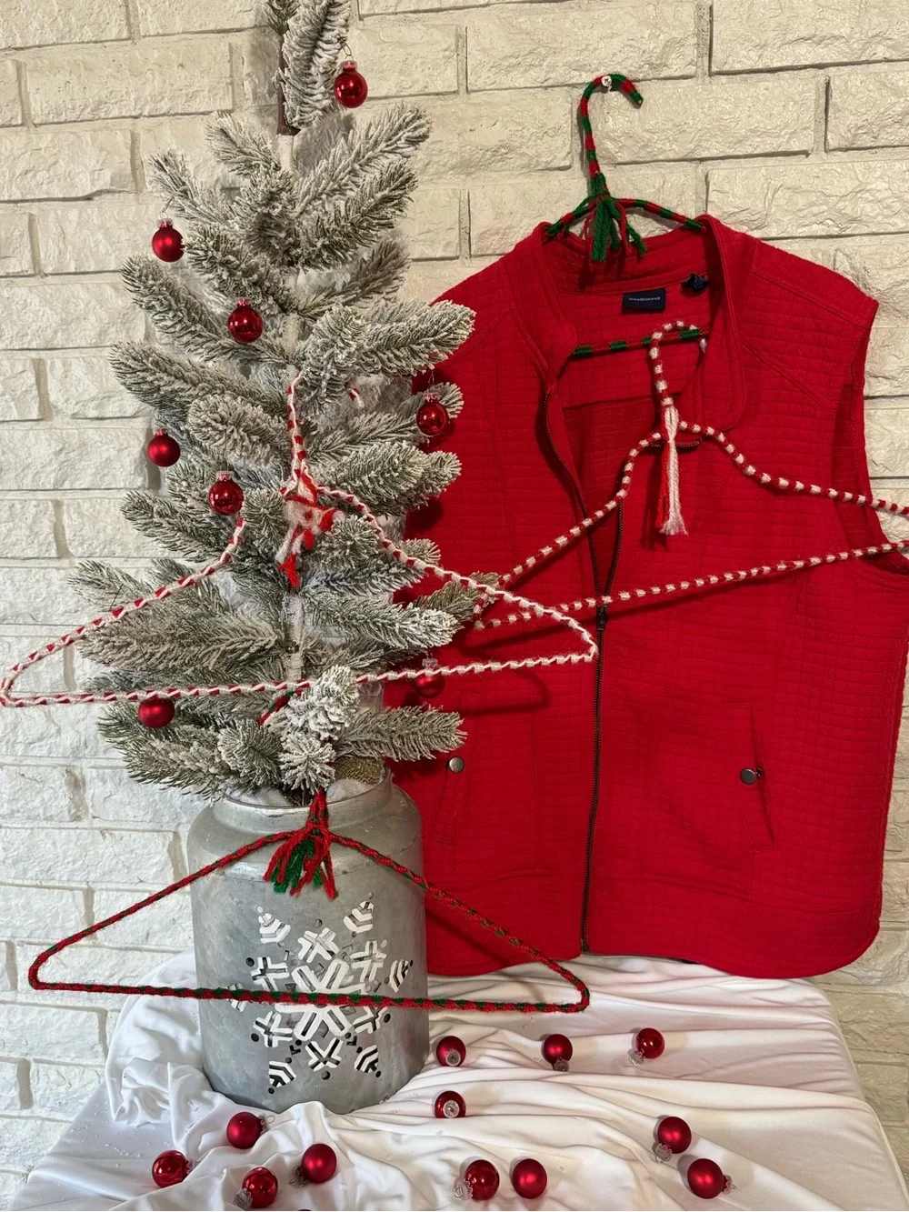 Handmade crocheted covered hangers
